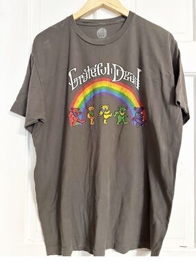Greatful Dead Dancing  Bears Rainbow T Shirt Sz XL
